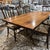 Late 20th Century Tribeca Live Edge Walnut Dining Table With Brass Wishbone Base For Sale - Image 10 of 10