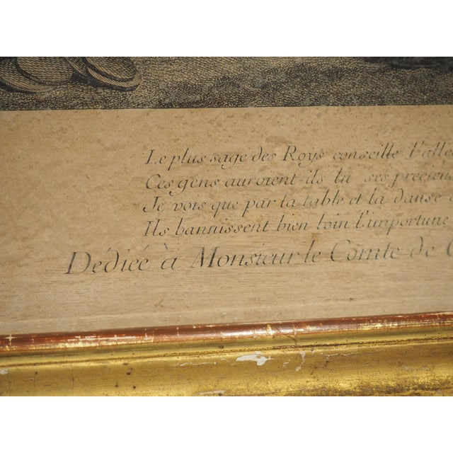 French La 3ème Fête Flamande 18th Century Lithograph by Jacques-Philippe Le Bas For Sale - Image 3 of 18