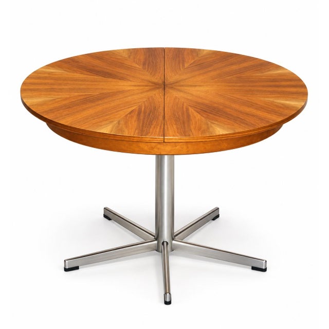 Round Extendable Dining Table from Emu, Italy, 1960s For Sale - Image 6 of 6