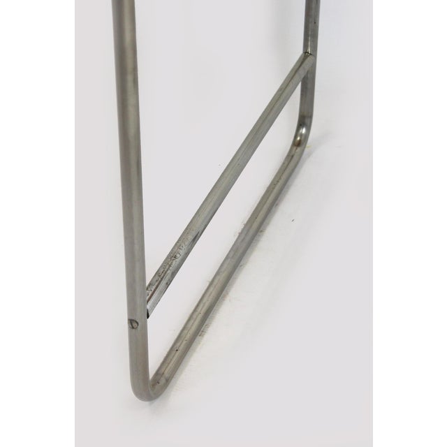 Bauhaus Tubular Steel Side Table, Czechoslovakia, 1940s For Sale - Image 12 of 16