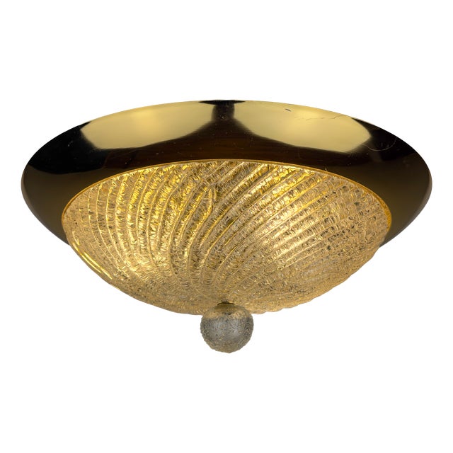 Vintage Murano Ceiling Lamp, Italy 1980s For Sale