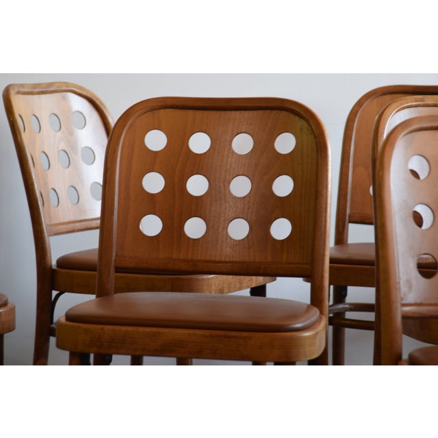 1980s Josef Hoffmann Bauhaus Style Dining Chairs Set of 10 Chairish