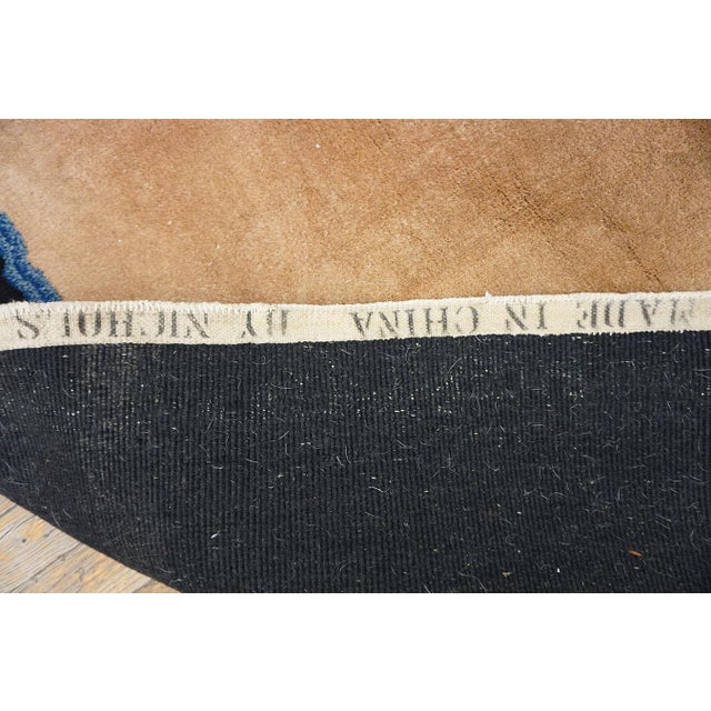 1920s Brown Earth Tone Antique Chinese Art Deco Carpet Made by Nichols Workshop Rug 7'10" X 9'6" For Sale - Image 14 of 18