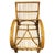 Restored MCM Rattan Double-Strand Half Moon Arm Lounge Chair For Sale In Los Angeles - Image 6 of 10