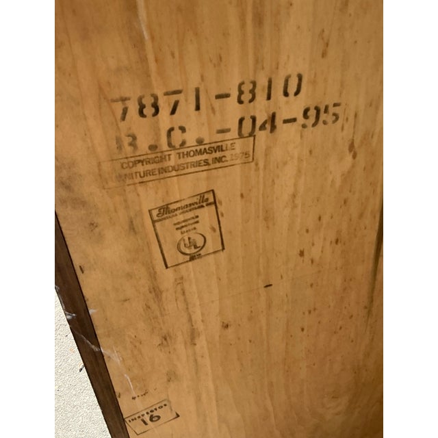 Late 20th Century Vintage Boho Thomasville Burl Fretwork Etagere - A Pair For Sale - Image 5 of 12