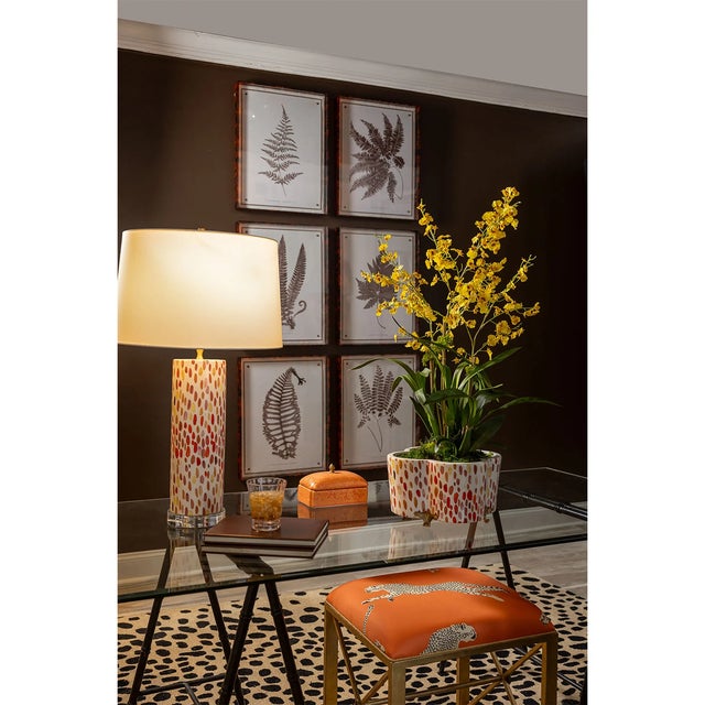 Transitional Scalamandre Maison by Port 68 Jamboree Berry Lamp For Sale - Image 3 of 5