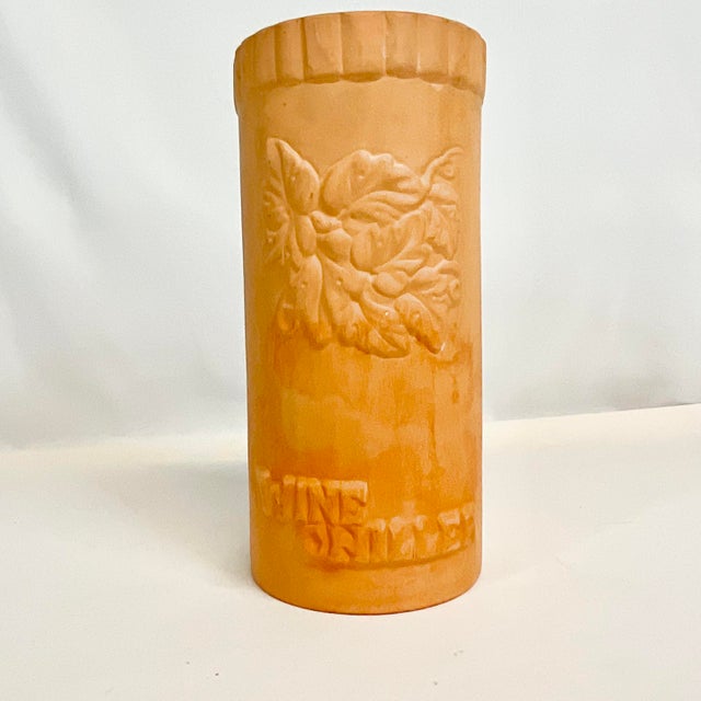 Mid 20th Century Mid 20th CenturyFrench Rustic European Boho Chic Terra Cotta Wine Chiller For Sale - Image 5 of 10