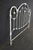 Metal Victorian Style White Iron and Brass Twin Bed Headboard For Sale - Image 7 of 13
