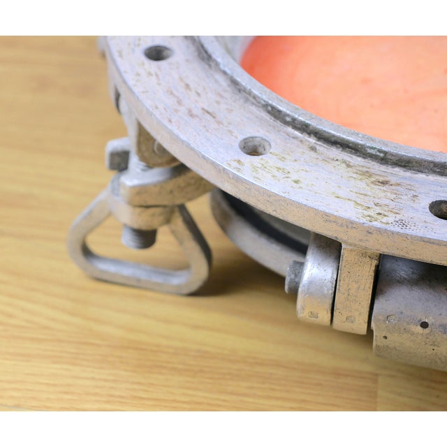 Metal 1950s Nautical Ship's Aluminium Porthole Converted to Mirror, Italian Industrial Marine Design For Sale - Image 7 of 9