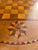 Brown Round Game Table With Marquetry Top, 1940s For Sale - Image 8 of 10