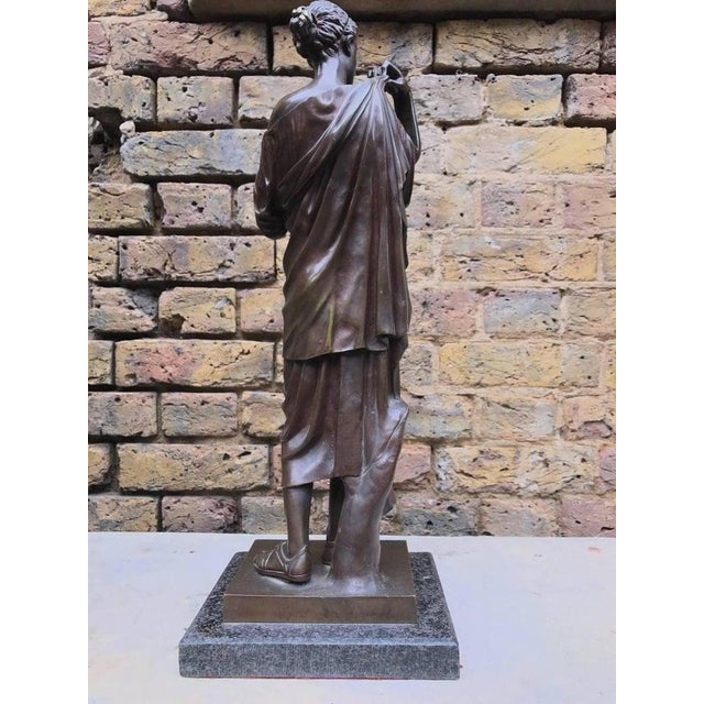 19th Century Bronze of a Roman Goddess For Sale - Image 5 of 9