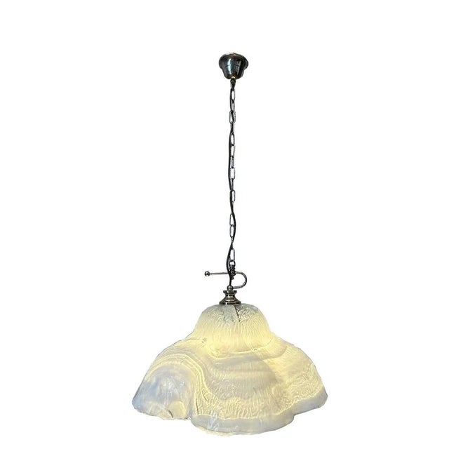 Gorgeous and elegant. The hight of the glass piece only is 30 cm. The one indicated in the main dimensions section...