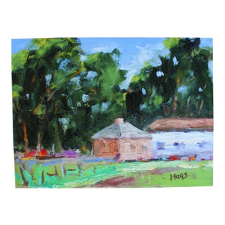 Modern Impressionist Oil Painting, Plein Air California For Sale