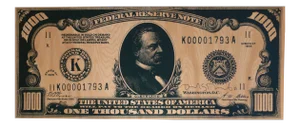 Richard Duardo One Thousand Dollars Original Print