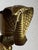 Vintage cobra-shaped table lamp in bronze with a textured gold finish to mimic scales. In the style of the original 1930s...