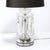 1940s Pair of Art Deco Czech U S Zone Cut Crystal and Silver Plated Table Lamps For Sale - Image 5 of 18