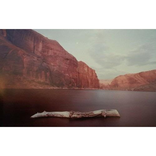 1982 Wanda Hammerbeck Lakes & Cliffs Vintage Photograph Ink Signed Wear For Sale