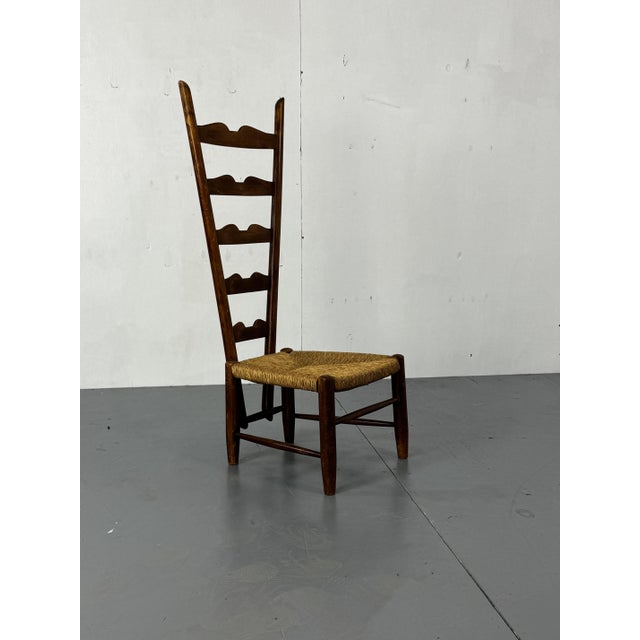 Highback Side Fireside Chair by Gio Ponti for Casa E Giardino, Italy, 1939 For Sale - Image 9 of 17
