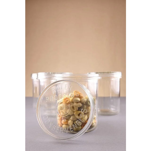 Model Progress Storage Glasses from Glashüttenwerke Adlerhütten, 1936, Set of 4 For Sale - Image 4 of 14