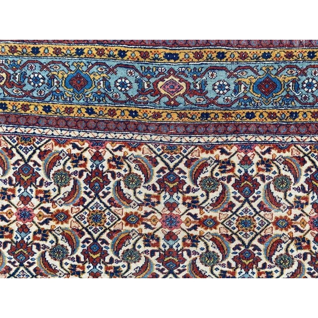 Antique Extremely Fine Tabriz Rug For Sale - Image 9 of 18