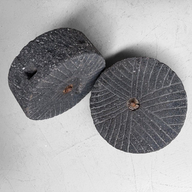 ​Japanese Ishi-Usu Grinding Stones, 1900s-1950s, Set of 2 For Sale - Image 13 of 14