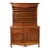 19th Century Antique Burl Walnut French Vaisselier Cupboard For Sale