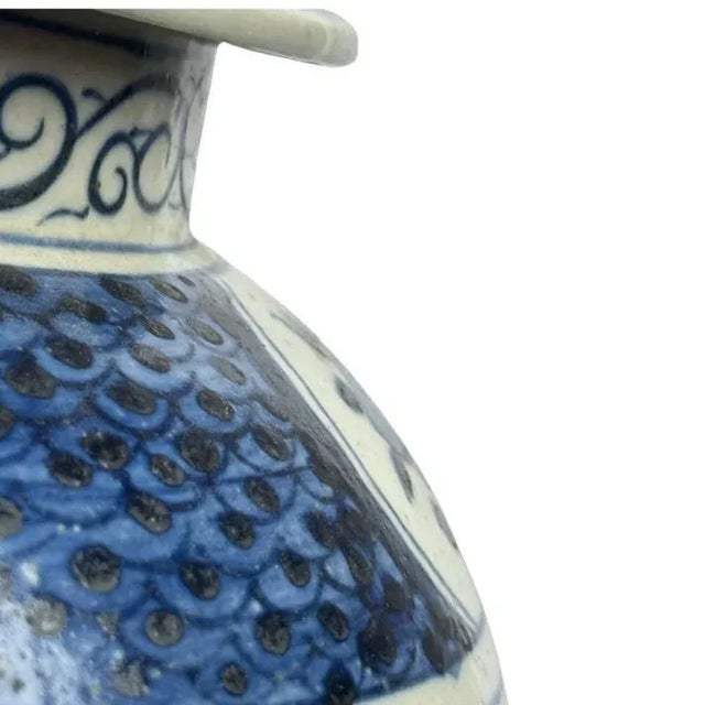 Pasargad Chinese Style Landscape Porcelain Temple Jar For Sale - Image 10 of 12