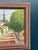 Mid-Century Modern Kerstin Grufman, City Street with Church Tower, 1945, Oil Painting on Panel, Framed For Sale - Image 3 of 12