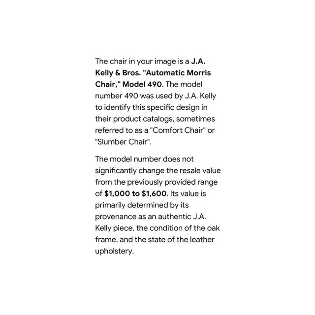 Antique 1900's "The Kelly Automatic Morris Reclining Chair" For Sale - Image 14 of 14