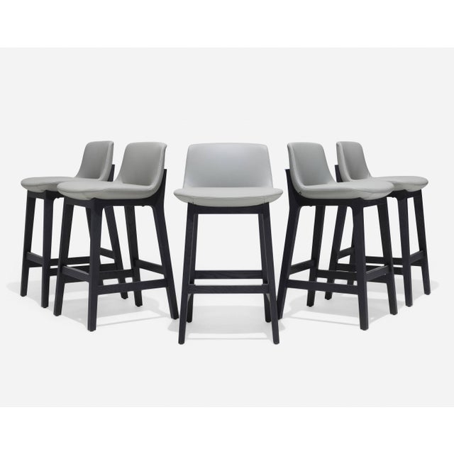 Modern Poliform Ventura Counter Stool by Jean-Marie Massaud Five Available For Sale - Image 3 of 15