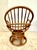 Wood Mid-Century Modern Bamboo Rattan Egg Shaped Swivel Lounge Chairs, a Pair For Sale - Image 7 of 7
