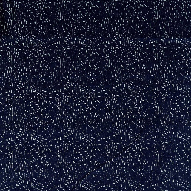 Harlequin Lyrical Fabric in Japanese Ink/Lagoon For Sale