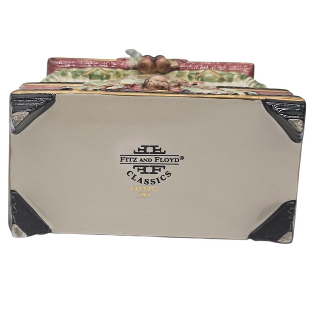 Fitz and Floyd Equestrian Clock Sculpture – Dressage Horse and Rider Figurine For Sale - Image 10 of 11