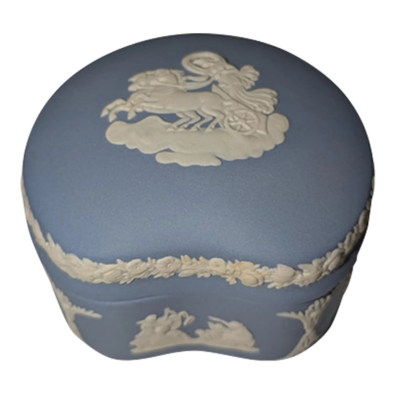 1950s Wedgwood Jasperware Bean Box | Chairish