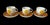 Mid-Century Modern Vintage Mid-Century Modern Rosenthal Studio Line Wolf Karnagel Punktal Gelber Design 6 Cups and Saucers For Sale - Image 3 of 11