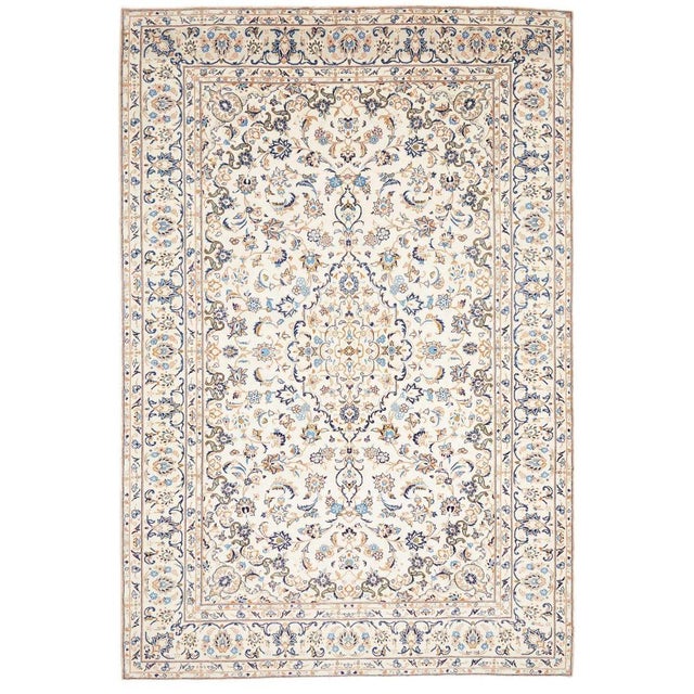 Hand-knotted Kashan Rug | Knot density: 200,000/m² | Material: 100% virgin wool / 100% cotton | Size: 201 x 293 cm |...