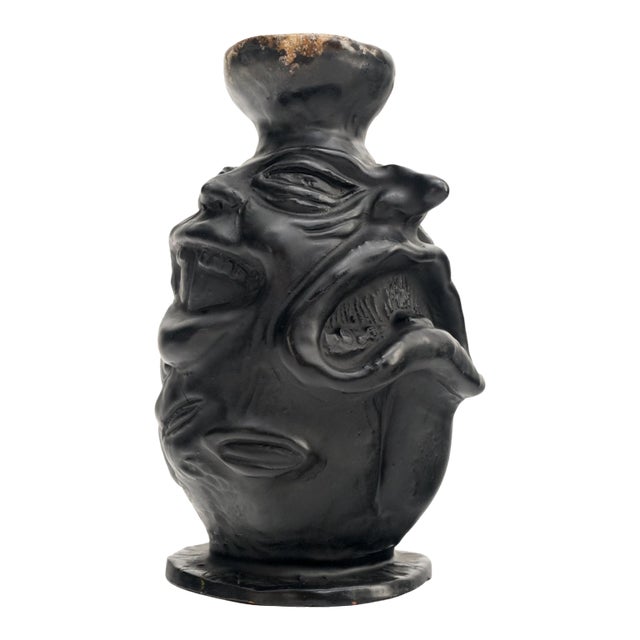 Handmade Original Ceramic Slipcast Sculpture For Sale