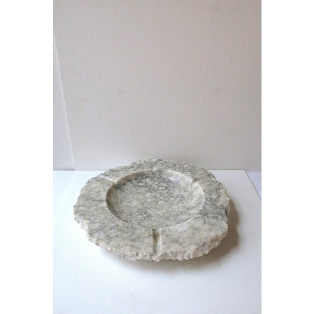 Postmodern Italian Marble Ashtray Catchall, Organic Modern, Large For Sale - Image 3 of 10