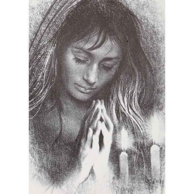 Shabbas Candles IX Sandu Liberman Romanian/Israeli (1923–1977) Date: circa 1970 Lithograph, unsigned Image Size: 14 x 11...