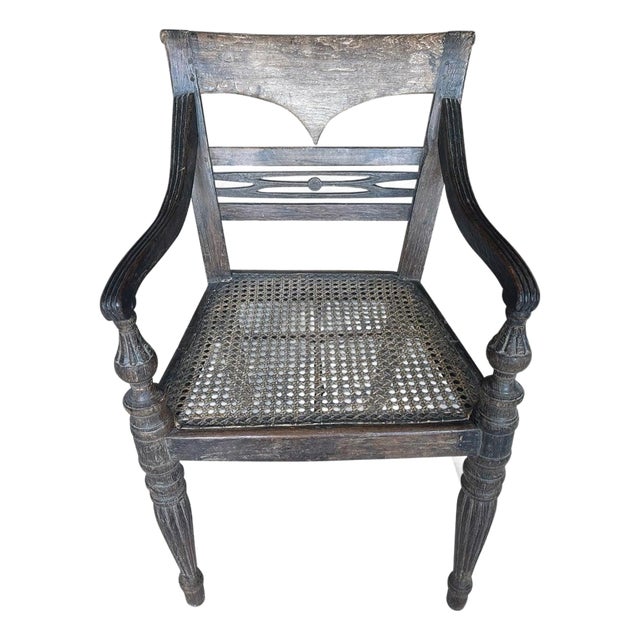 Rare Antique Raffles Arm Chair For Sale