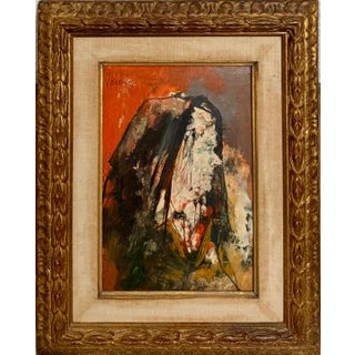 Jean Jansem, Oil Painting Woman Portrait French Armenian Modernist Jean Jansem Ecole De Paris For Sale