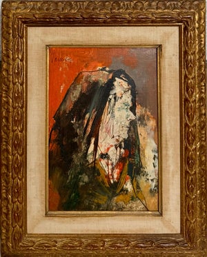 Jean Jansem, Oil Painting Woman Portrait French Armenian Modernist Jean Jansem Ecole De Paris