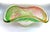 Murano Mid-Century Murano Pastel Swirls Zanfirico Organic Form Bowl For Sale - Image 4 of 13