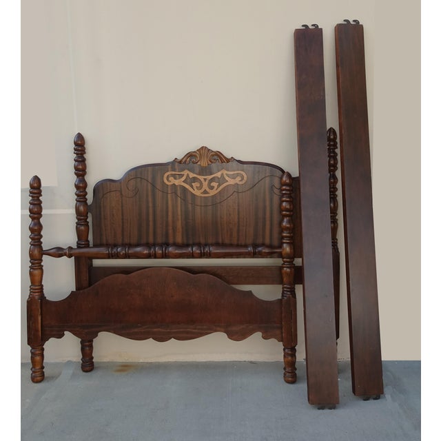 Gorgeous Bed Frame in Good Vintage Condition. Solid and Firm. Wear is usual for its age. Please study the photos and ask...