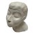 Vintage Artisan Sculpture of a Female Head For Sale