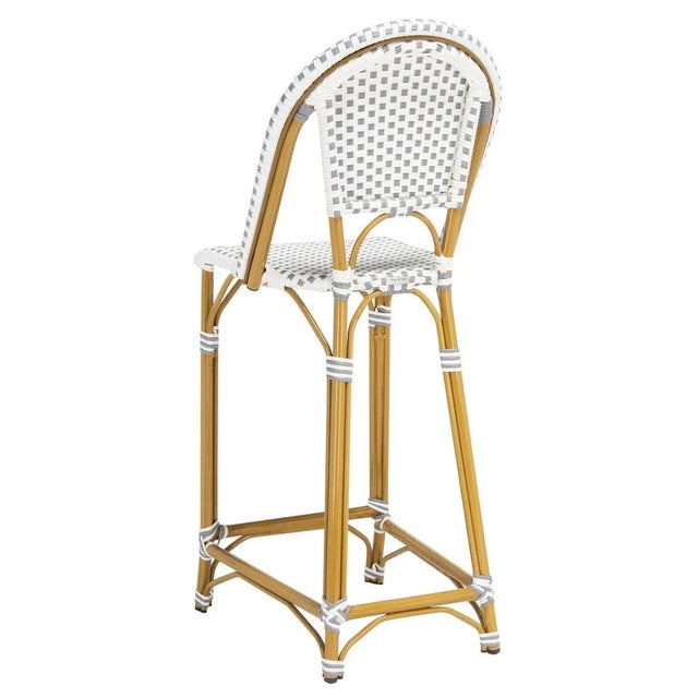Zaid Barstool - Gray/White For Sale - Image 10 of 11
