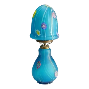 Vintage Fratelli Toso Millefiori Desk Lamp, Murano Circa 1950