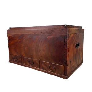 Japanese Meiji Keyaki Hibachi Chest