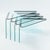 Corner Trangle Nesting Tables in Glass Chrome by Pierangelo Gallotti for Galotti & Radice, 1970s, Set of 4 For Sale - Image 17 of 18