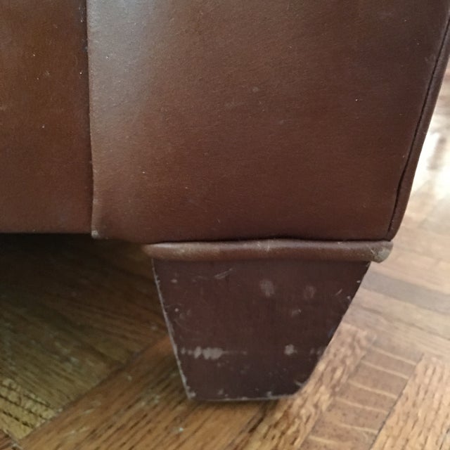 Mitchell Gold For Pottery Barn Manhattan Leather Club Chair Chairish
